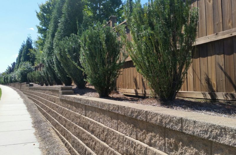Block Retaining Wall Installation in Lakeland, FL