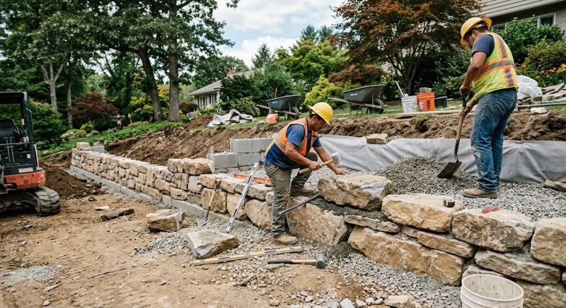 Landscape Wall Construction in Vero Beach, FL