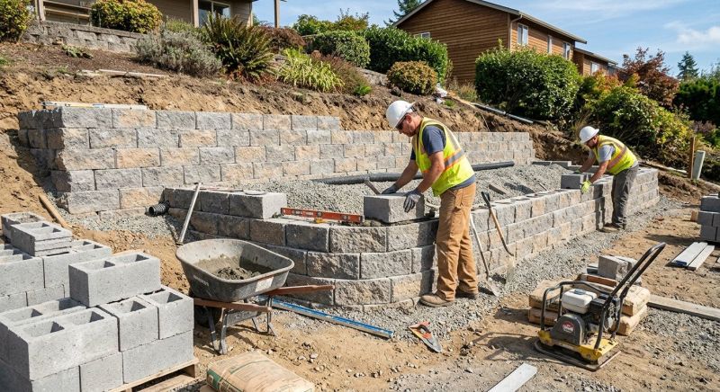 Landscape Wall Construction in Ocala, FL