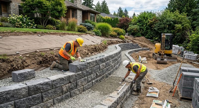 Landscape Wall Construction in Melbourne, FL