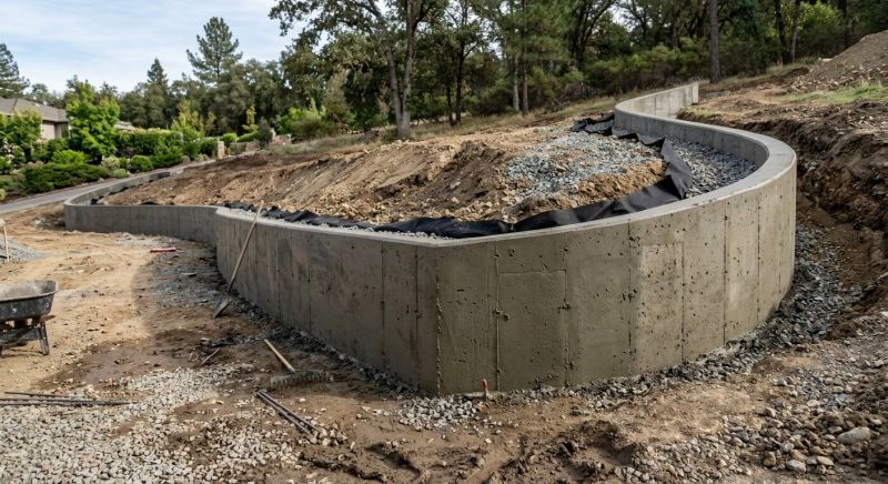 Retention Wall Construction in Ocala, FL