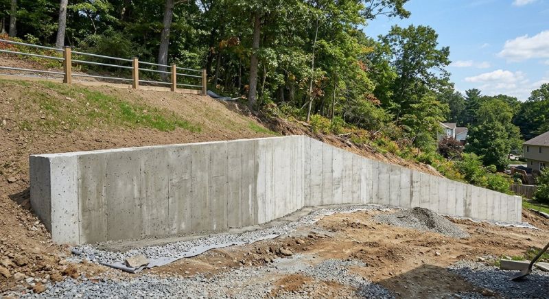 Retention Wall Installation in Citrus County, FL